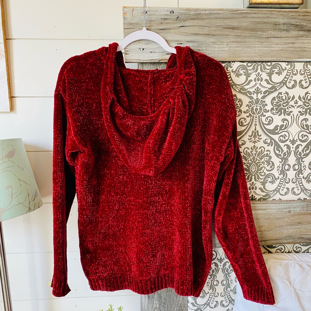 Super soft and cozy red velvet hoodie ❤️❤️